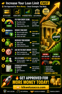 How to Increase Your Loan Limit – Get Approved for More Money Fast (2026 Kikwetu Guide)
