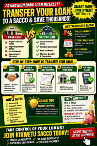 How to Transfer Your Loan from a Bank to a SACCO in Kenya (Step-by-Step Guide + Requirements)- Kikwetu Sacco