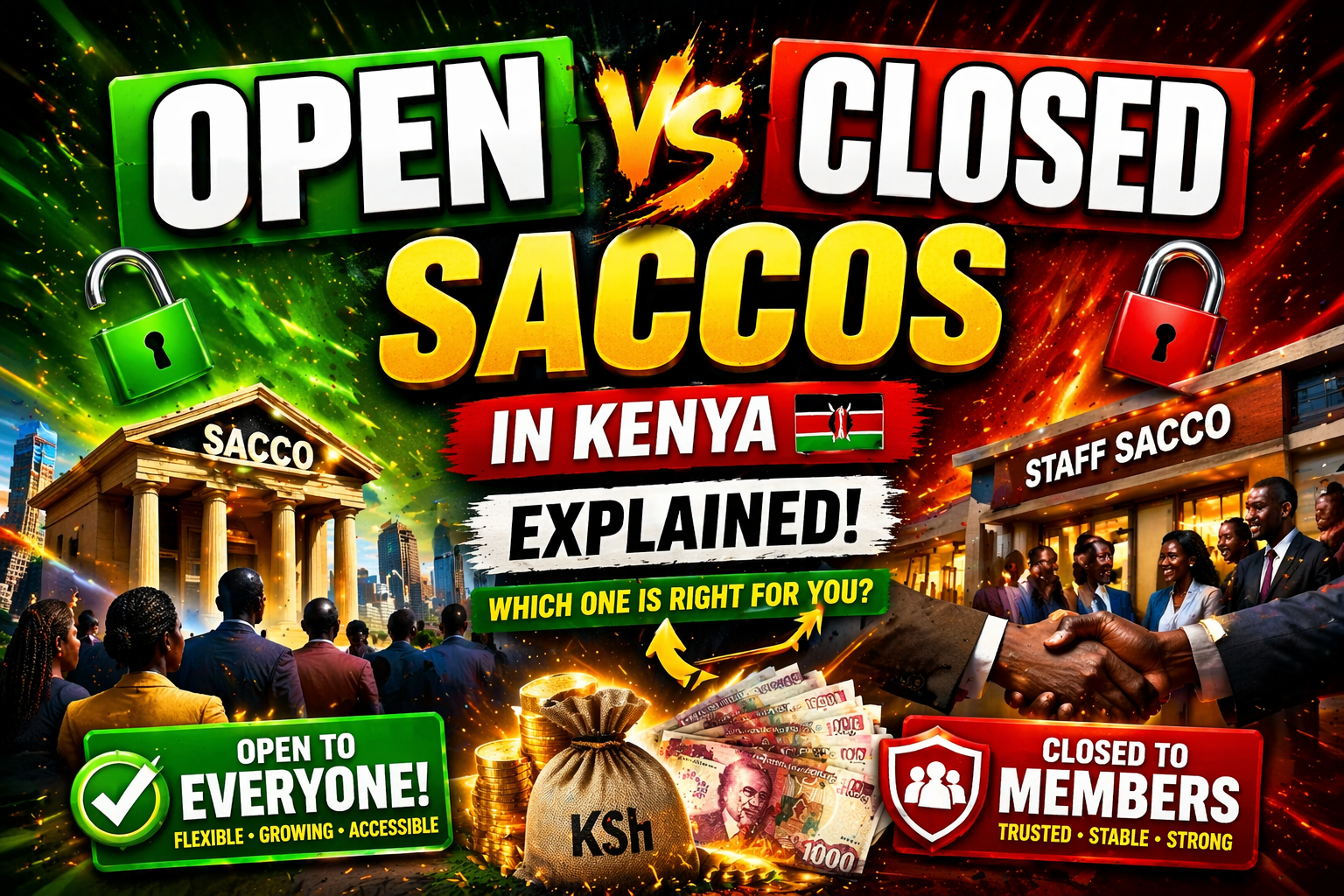 Open vs Closed SACCOs in Kenya Explained (Differences, Examples & How to Choose) Kikwetu Sacco