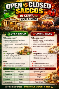 Open vs closed SACCOs in Kenya 2026