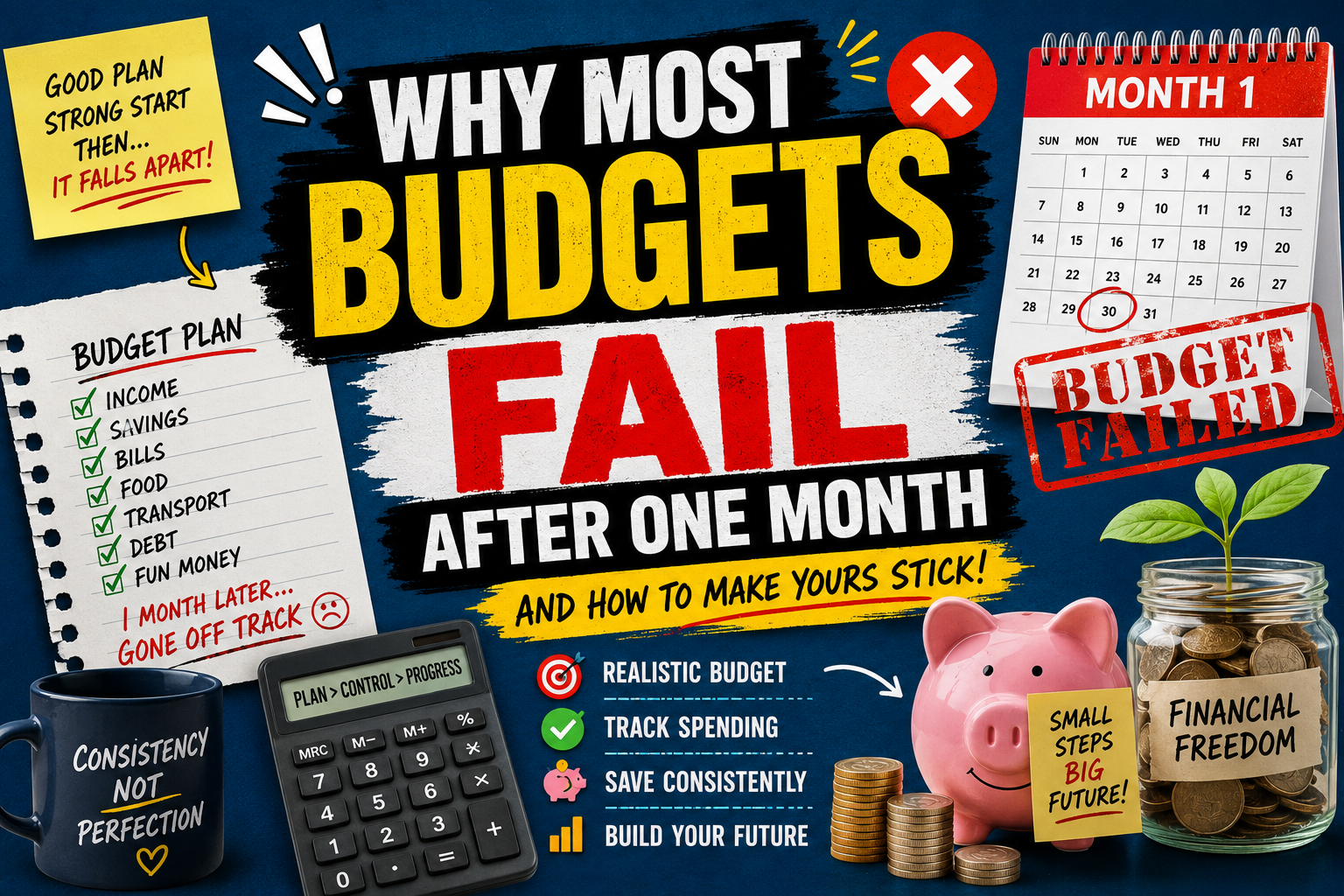 Why Most Budgets Fail After One Month (And How to Make Yours Stick)-Kikwetu Sac