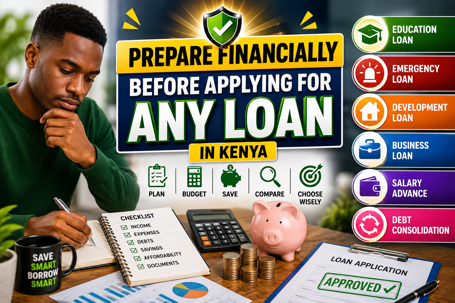 How to Prepare Financially Before Applying for Any Loan in Kenya.